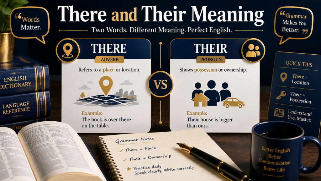 There and Their Meaning: Understanding the Difference With Easy Examples there and their meaning